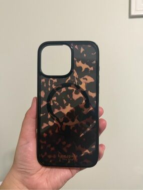 kate spade Tortoiseshell iPhone 16 Pro Max Case - Brown/Black